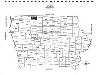 Iowa State Map, Emmet County 1980